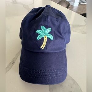 Chubbies Palm Tree Dad Hat. Navy Blue.